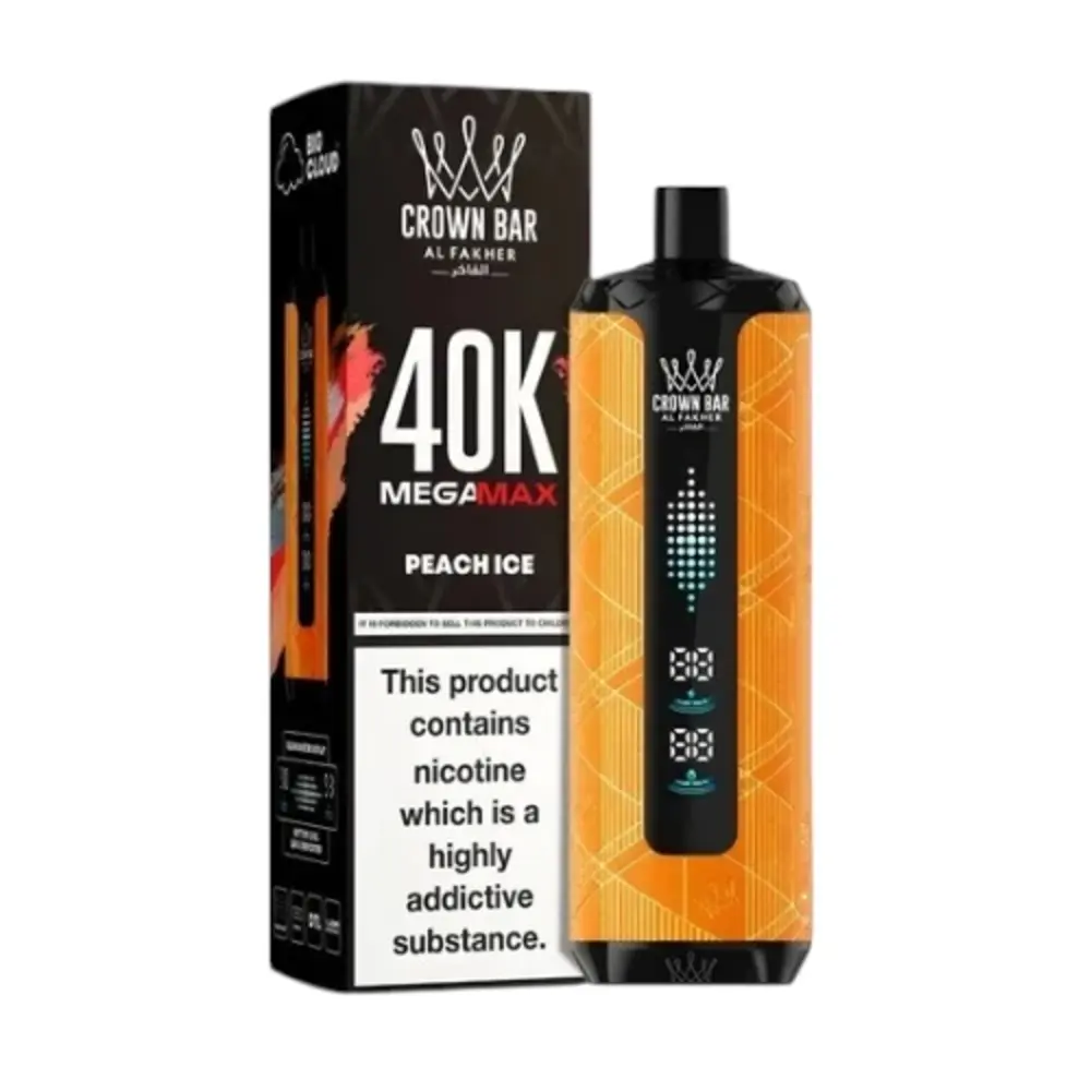 Peach Ice Al Fakher 40K Puffs (Rechargeable Disposable)